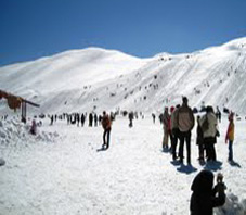 Iran, Sepidan,Polad kaf ski resort